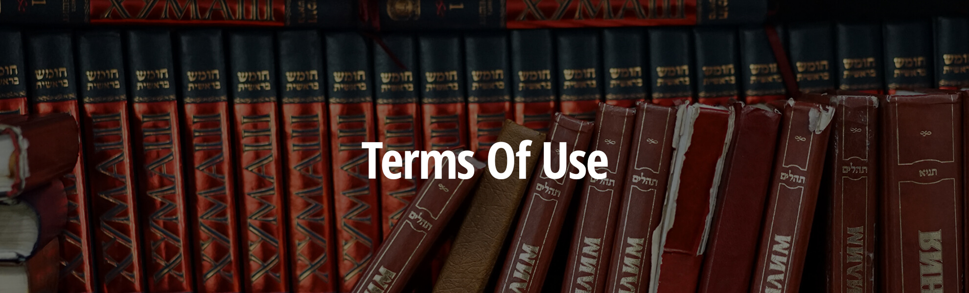 Terms Of Use Banner